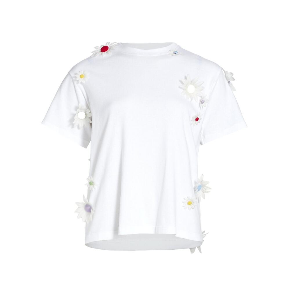 Rosie Assoulin Silk Flower T-shirt - L - White